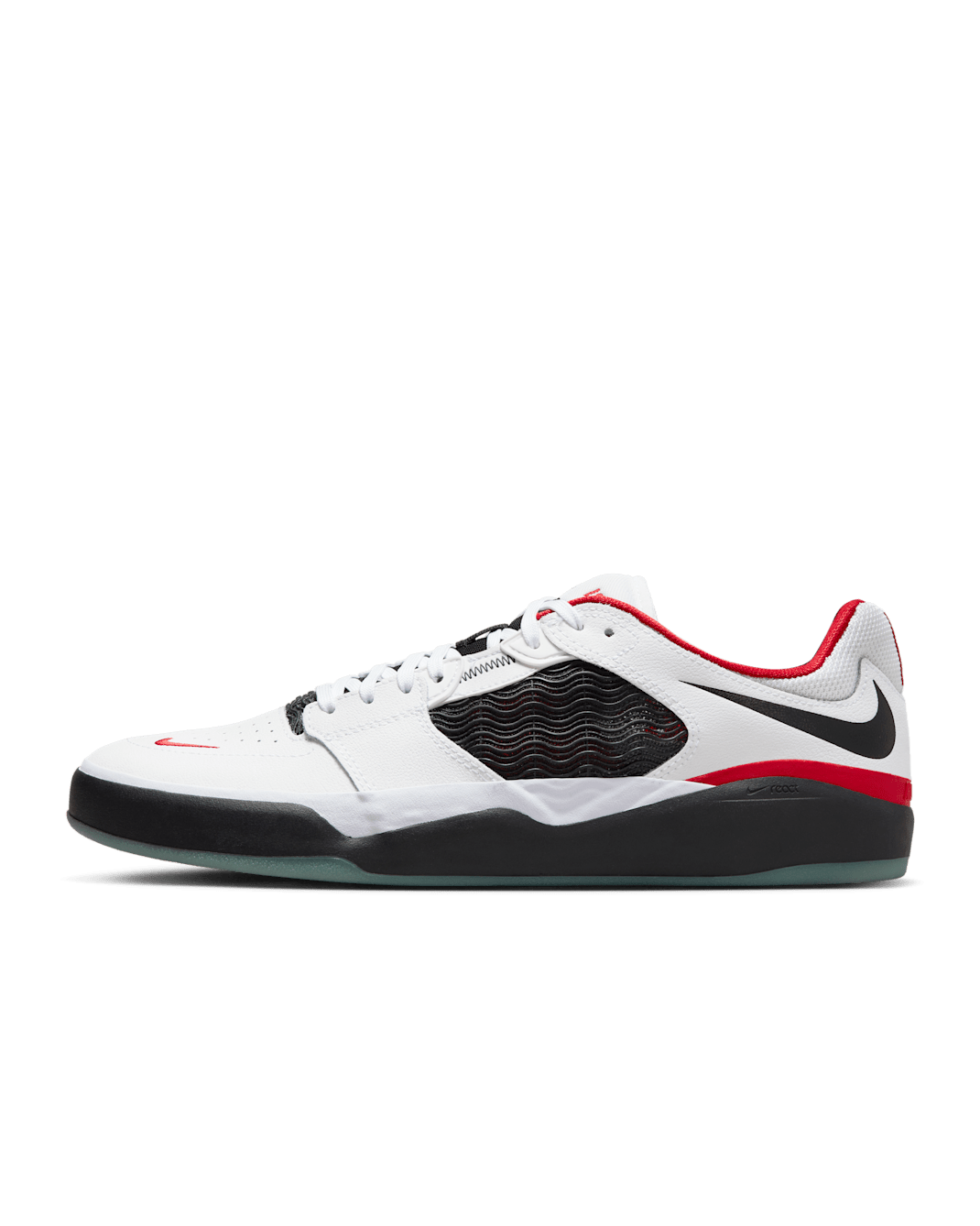 Nike SB Ishod Wair Premium Skate Shoes - White/University Red/Black/Black