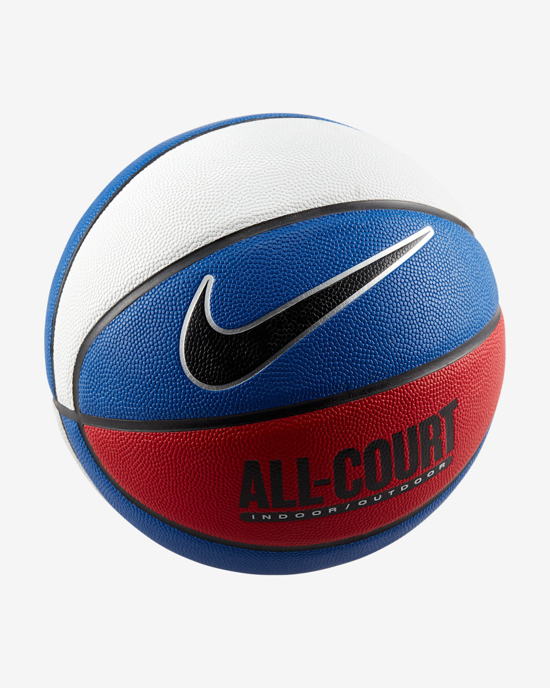 Balón de básquetbol (desinflado) Nike Everyday All-Court 8P - Royal juego/Negro/Plata metalizado/Negro