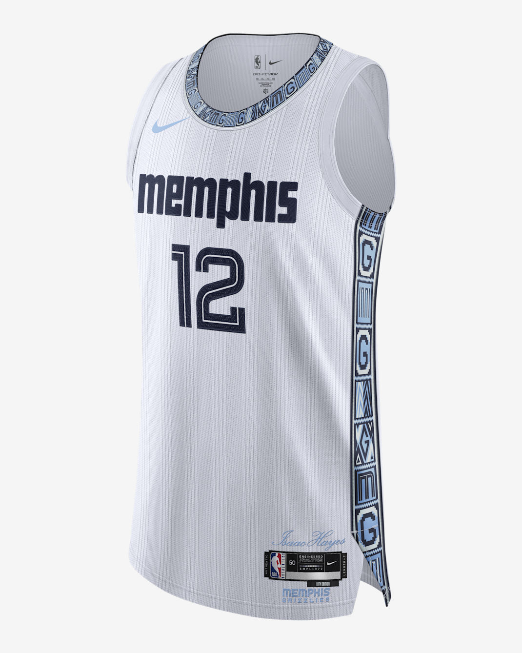 Ja Morant Memphis Grizzlies City Edition Men's Nike Dri-FIT ADV NBA Authentic Jersey - White