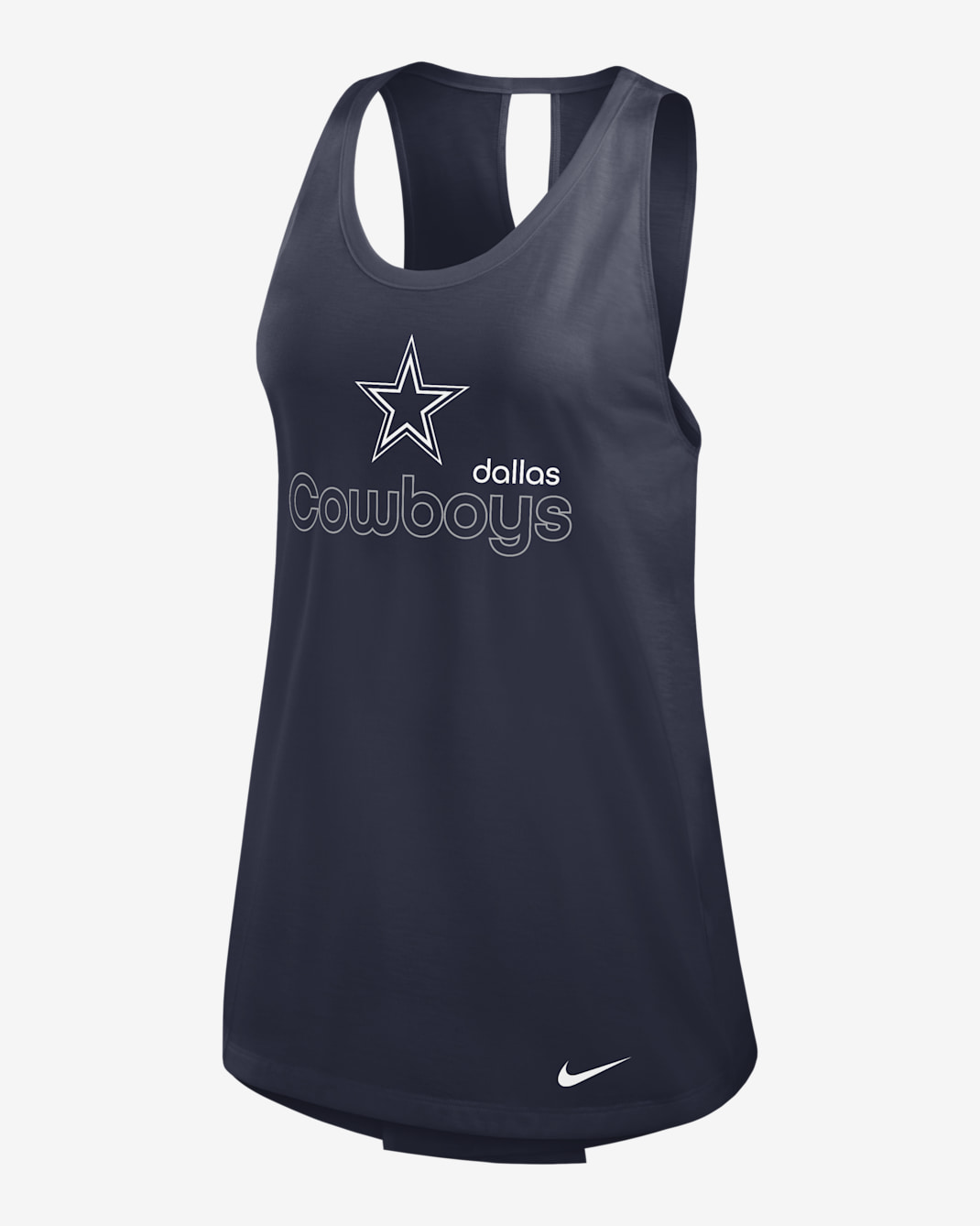 Dallas Cowboys Women's Nike Dri-FIT NFL Tank Top - Navy