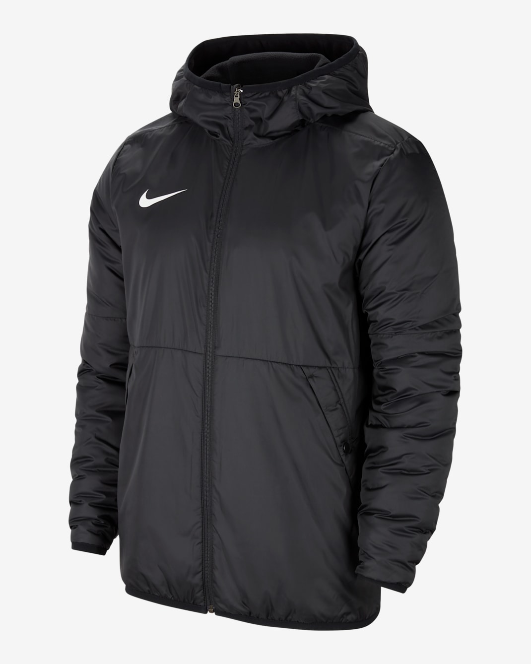 ナイキ サーマ レペル パーク メンズ サッカージャケット - ブラック/ホワイト