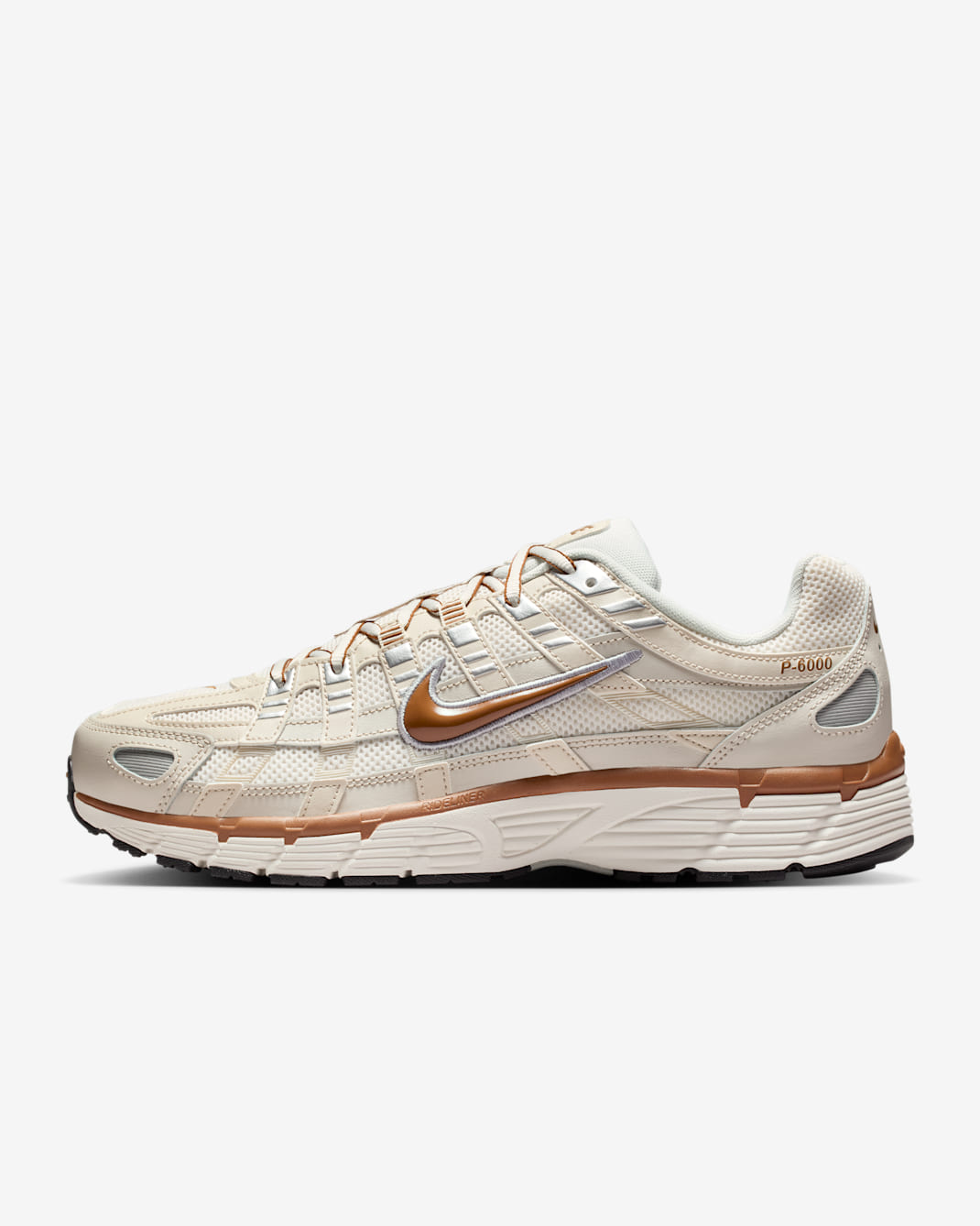 Tenis Nike P-6000 - Marrón verdoso claro/Fantasma/Blanco cumbre/Tostado británico claro