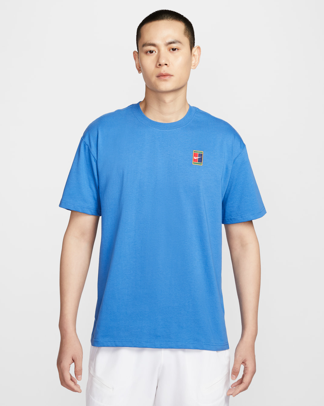 NikeCourt Men's Max90 Tennis T-Shirt - Star Blue