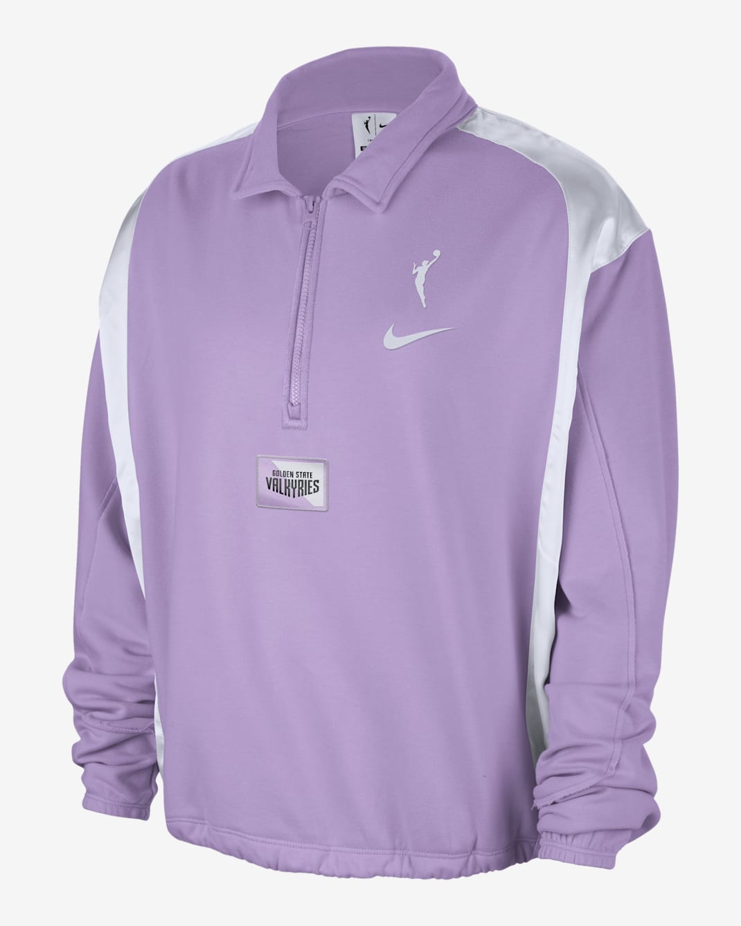 Golden State Valkyries Women's Nike WNBA Fleece Top - Urban Lilac/White/White