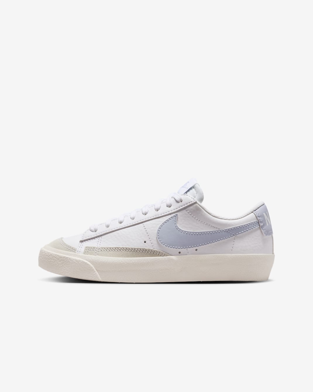 Tenis para niños grandes Nike Blazer Low '77 - Blanco/Vela/Fantasma