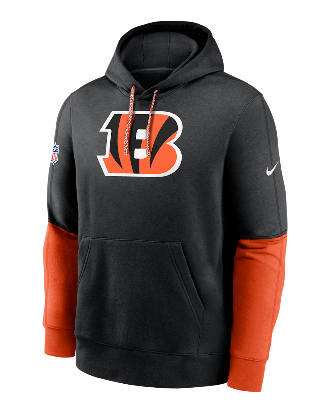 Cincinnati Bengals Sideline Team Issue Club Men's Nike NFL Pullover Hoodie - Black