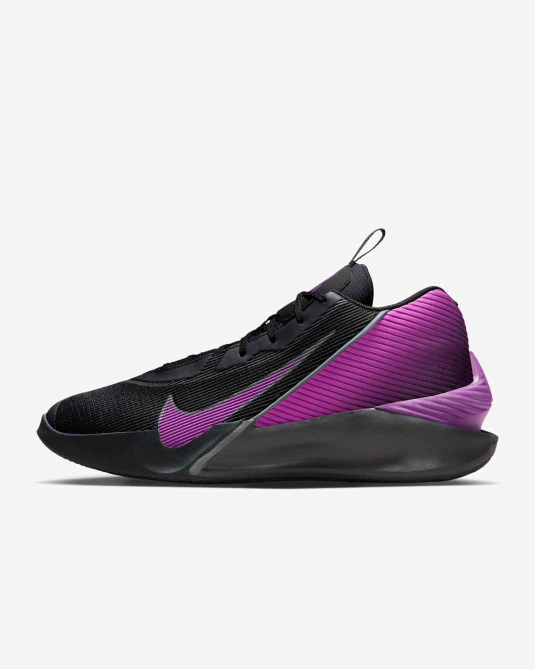 Nike G.T. Jump Academy Basketball Shoes - Black/Dark Smoke Grey/Smoke Grey/Vivid Purple