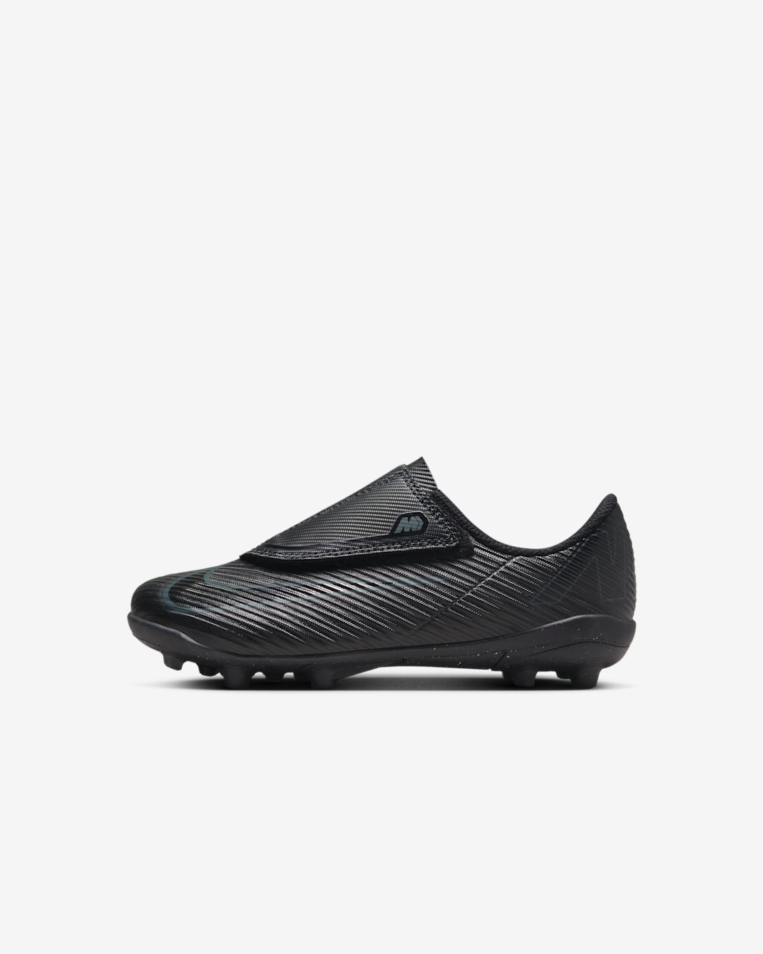 Nike Jr. Mercurial Vapor 16 Club Low-Top-Fußballschuh für verschiedene Böden (jüngere Kinder) - Schwarz/Deep Jungle/Schwarz