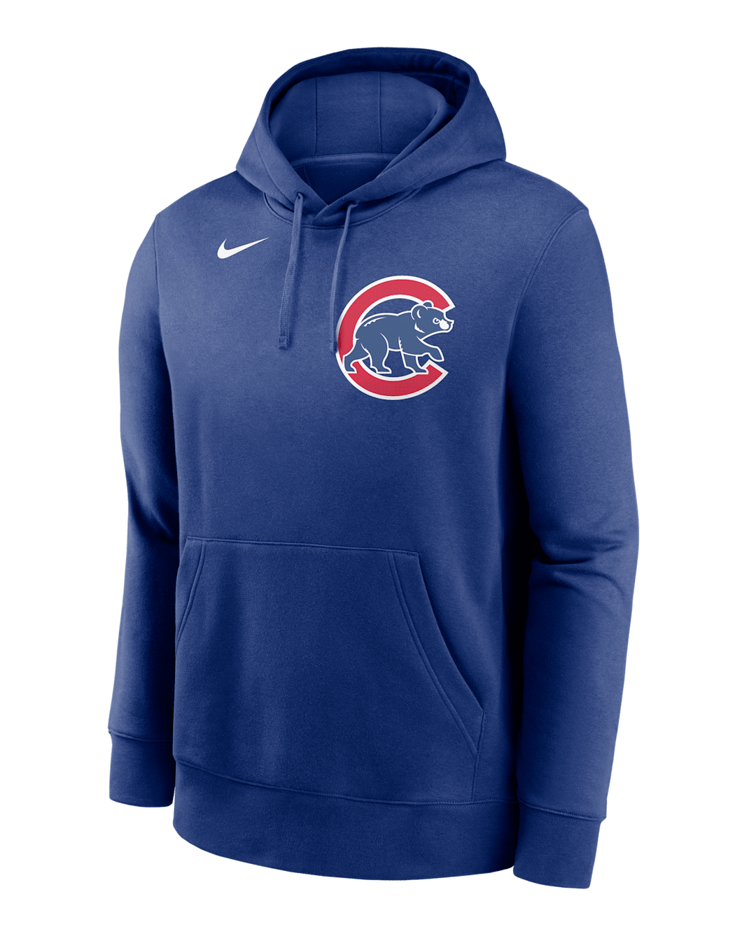 Sudadera con gorro sin cierre Nike de la MLB para hombre Dansby Swanson Chicago Cubs Club - Azul