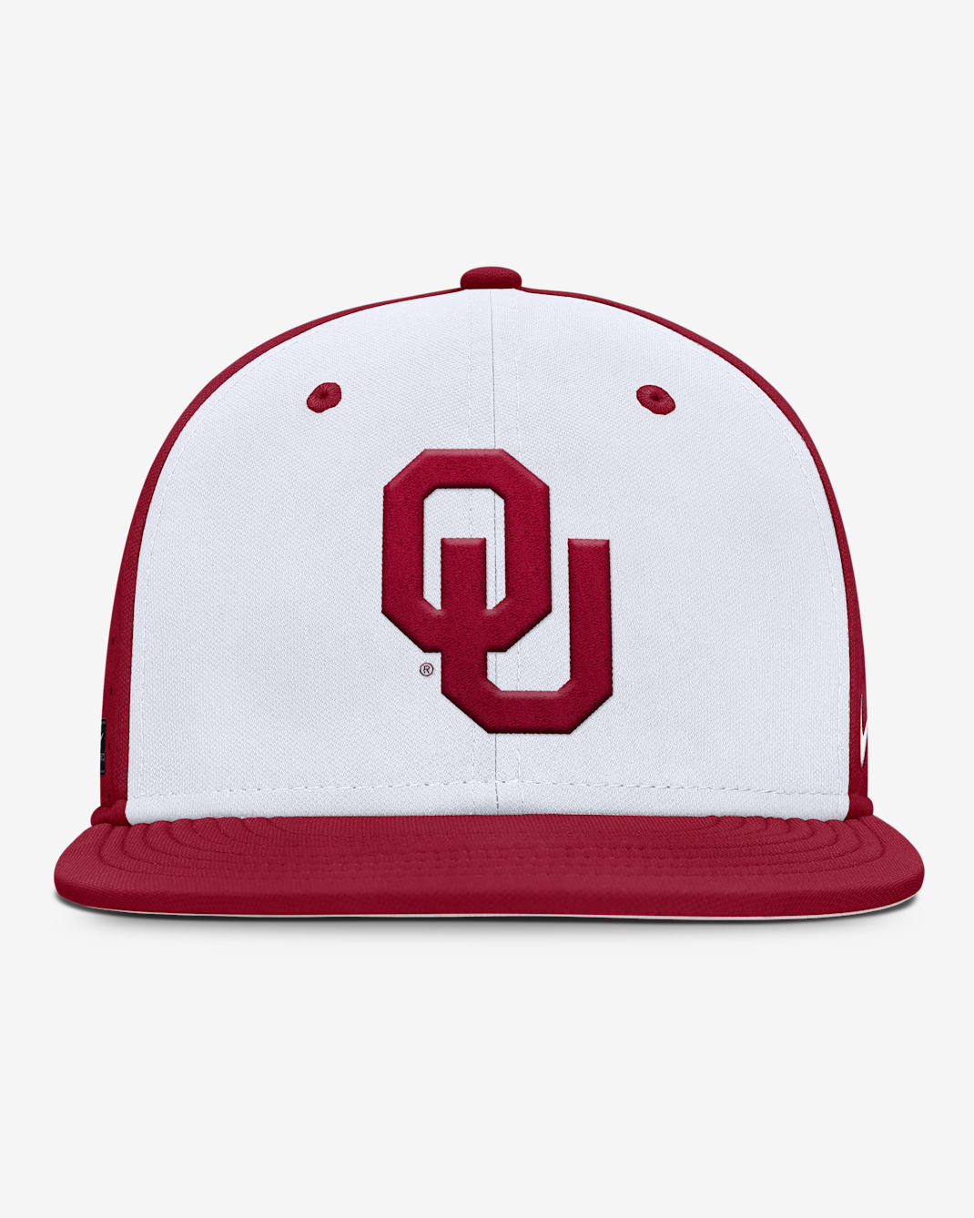Oklahoma Sooners Dugout True Men’s Nike Dri-FIT College Fitted Hat - White