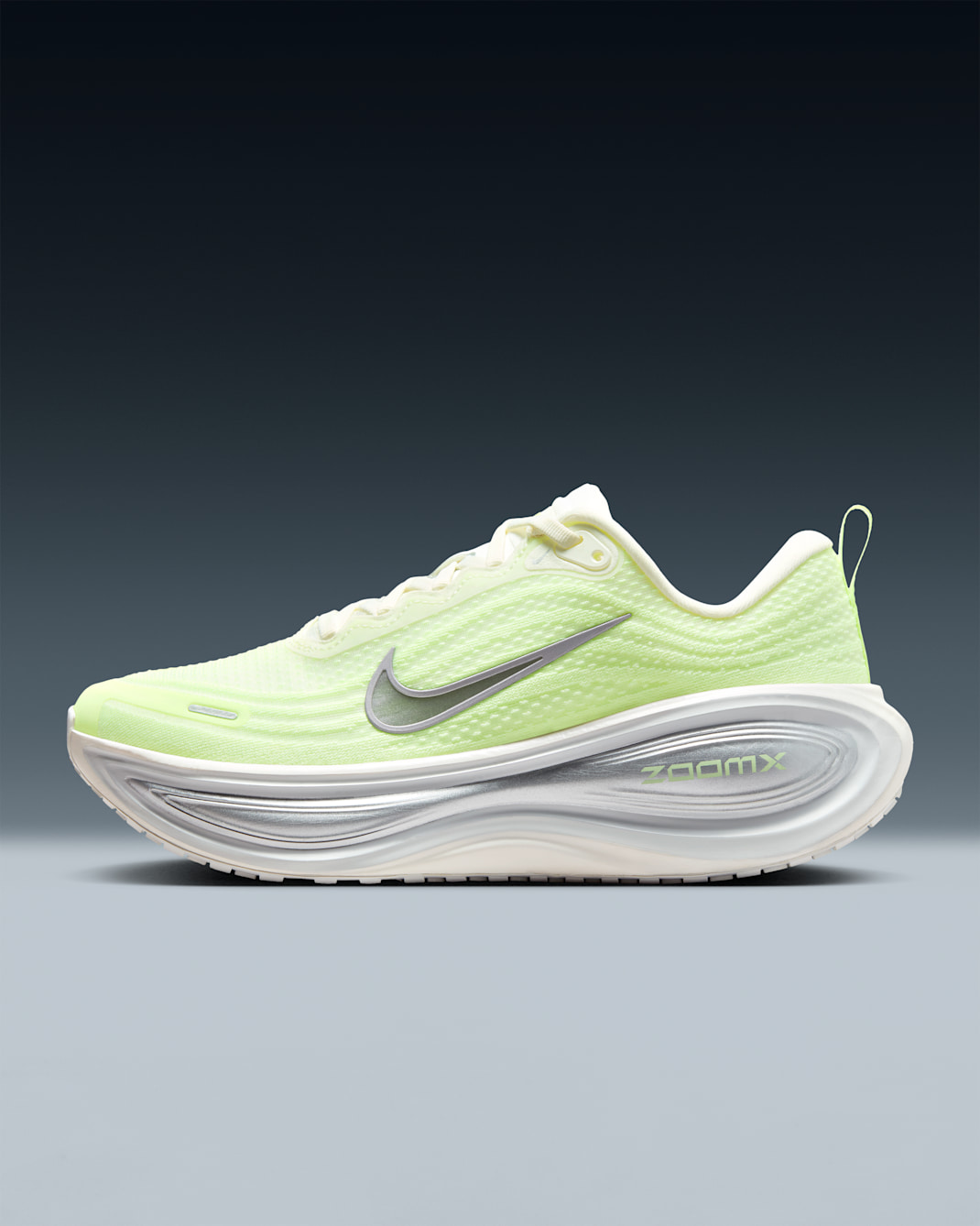 Nike Vomero Plus Women's Road Running Shoes - Sail/Barely Volt/Pure Platinum/Metallic Silver
