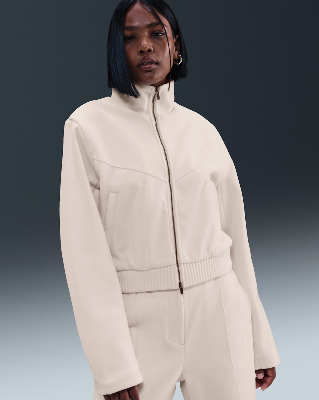 Nike Sportswear Windrunner Women's Tailored Jacket - Pale Ivory/Sail