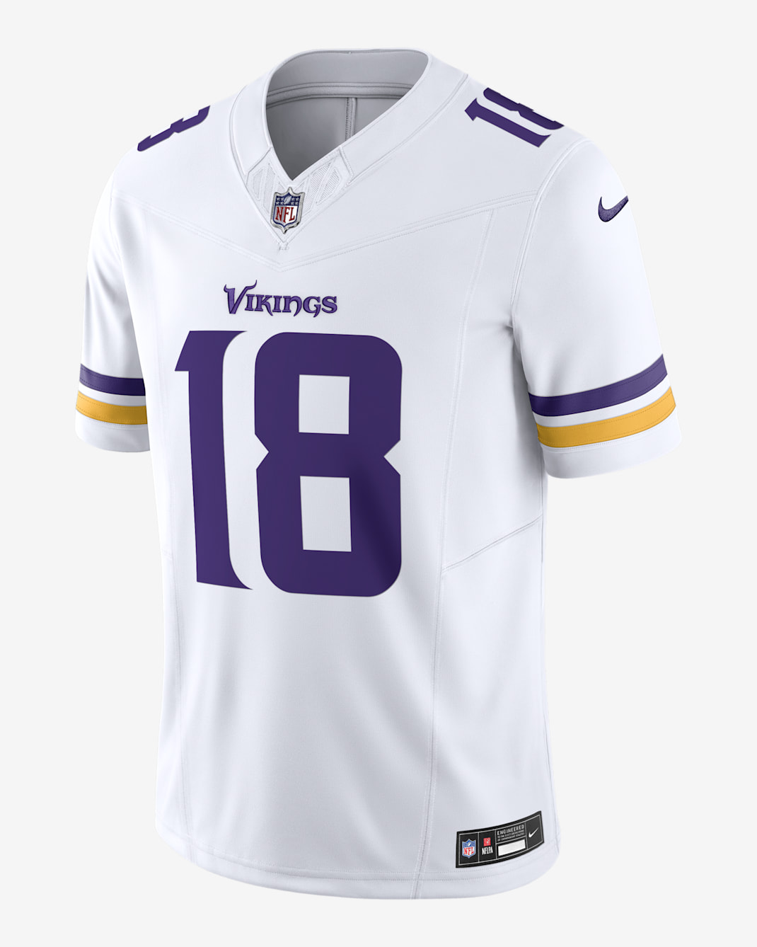 Jersey de fútbol americano Nike Dri-FIT de la NFL Limited para hombre Justin Jefferson Minnesota Vikings - Blanco