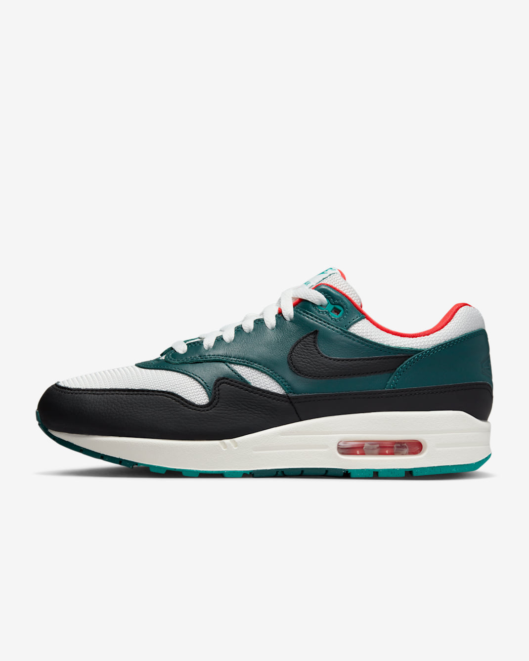 Nike Air Max 1 Premium Men's Shoes - Summit White/Dark Atomic Teal/Sail/Black