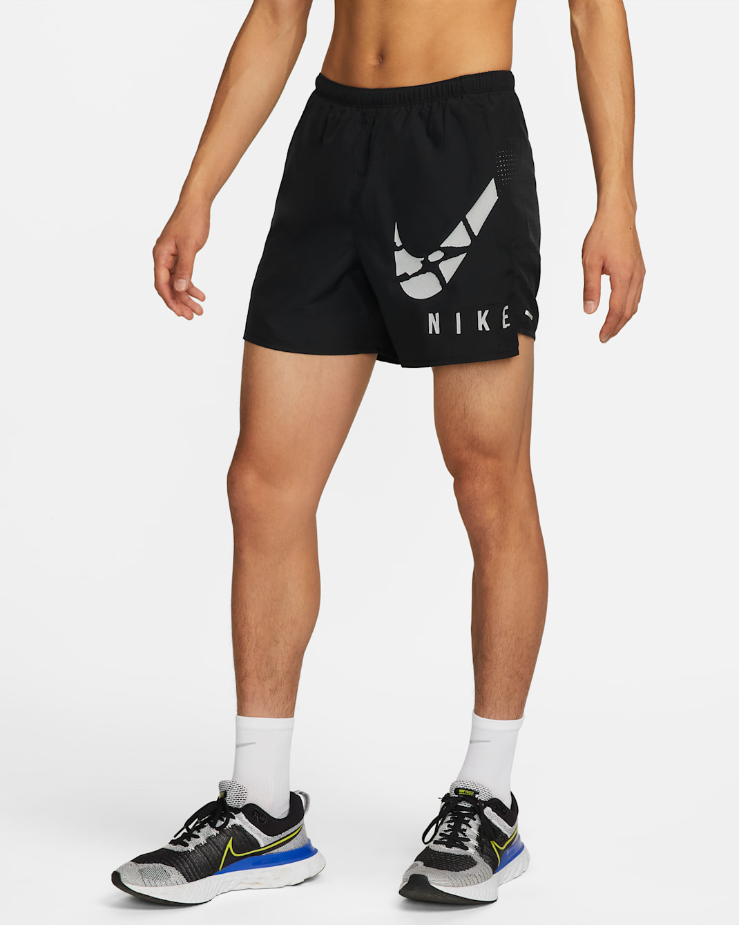 Nike Dri-FIT Challenger Run Division Men's 13cm (approx.) Brief-Lined Running Shorts - Black