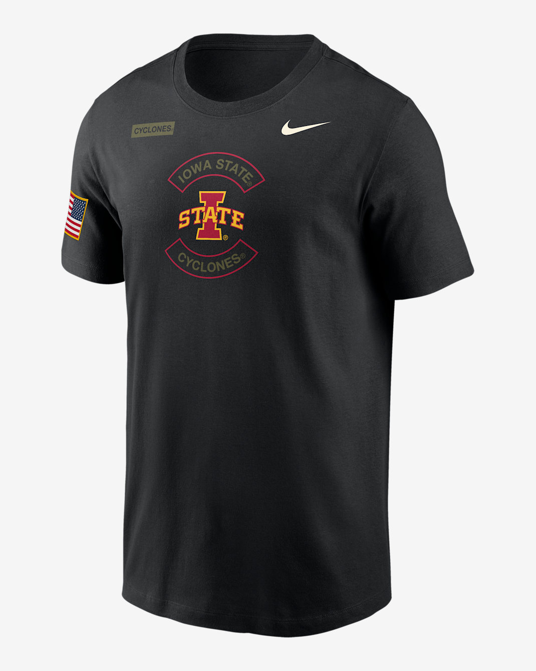 Playera Nike Dri-FIT para hombre Iowa State Cyclones Team Issue - Negro