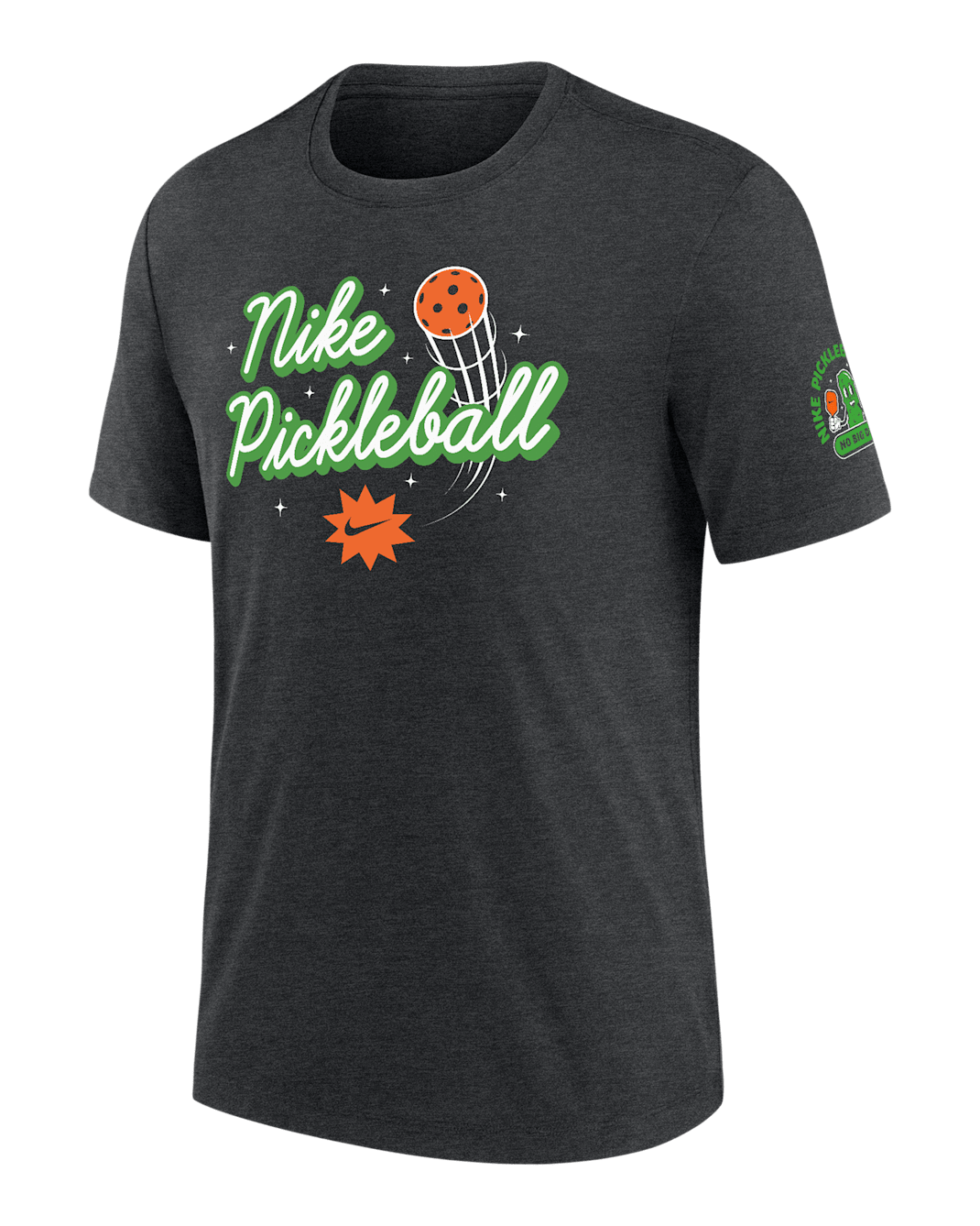 Nike Men's Pickleball T-Shirt - Black Heather