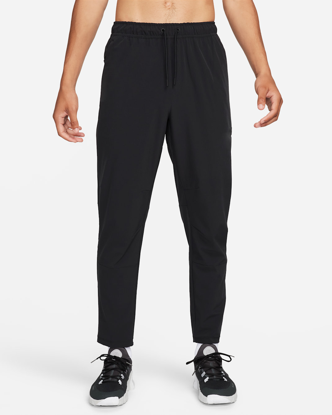 Nike Unlimited Men's Dri-FIT Tapered-Leg Versatile Trousers - Black/Black/Black