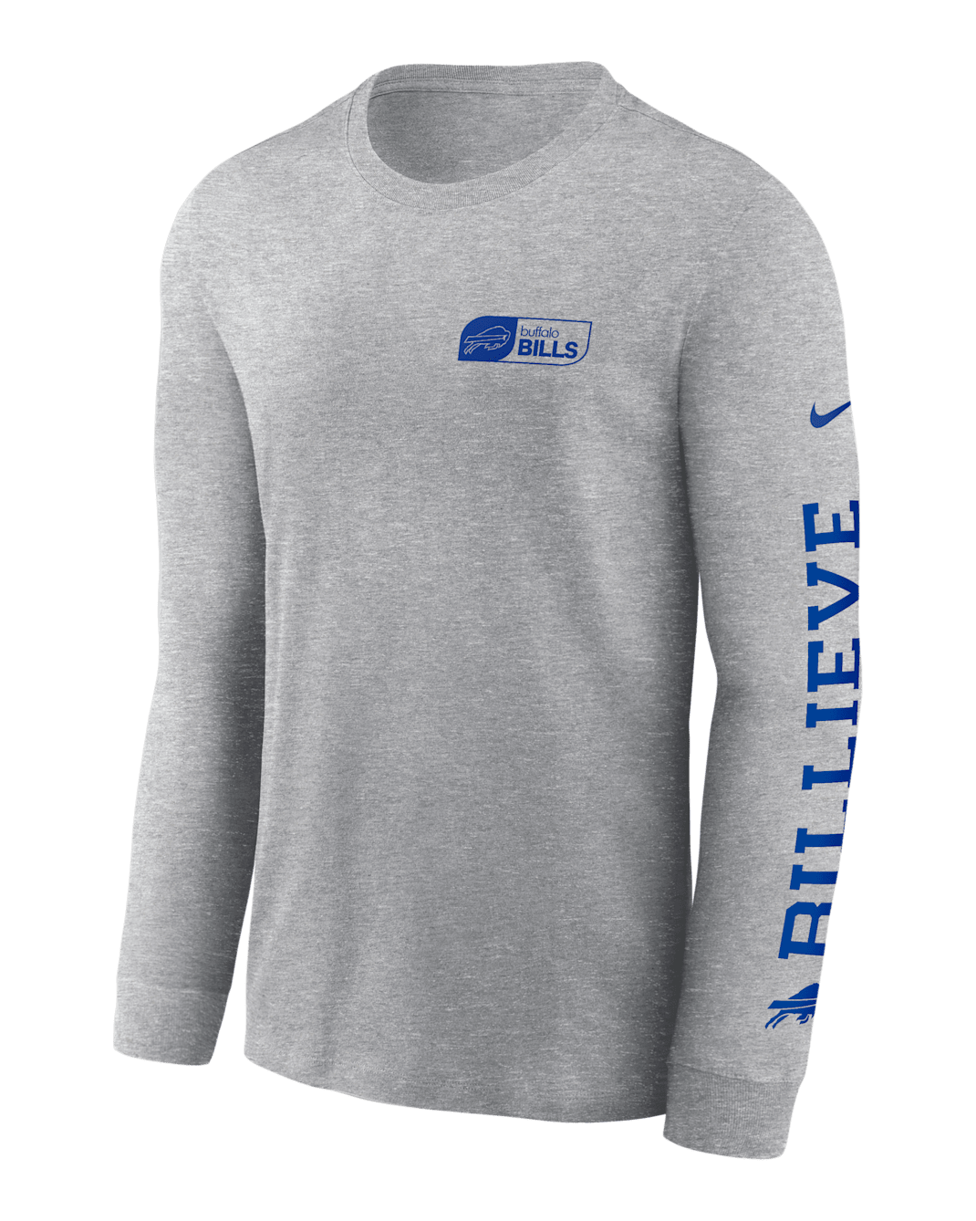 Buffalo Bills All Out Men's Nike NFL Long-Sleeve T-Shirt - Dark Grey Heather
