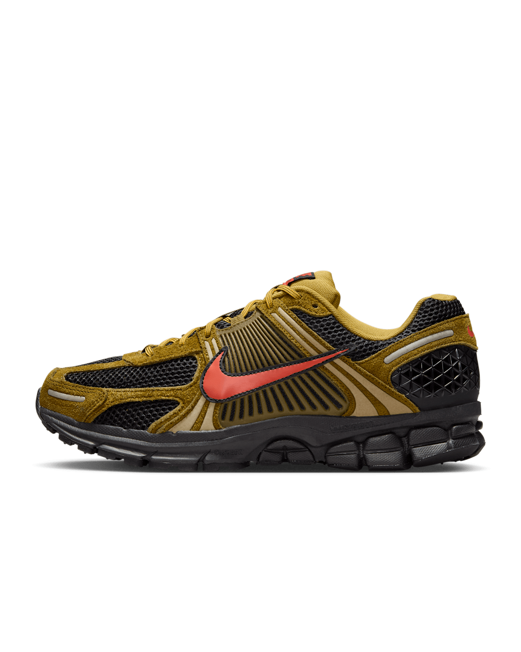 Nike Zoom Vomero 5 Premium Men's Shoes - Olive Flak/Black/Quantum Moss/Picante Red