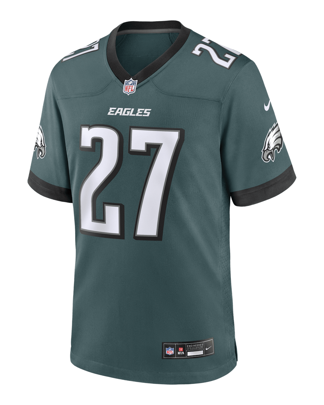 Jersey de fútbol americano Nike NFL Game para hombre Quinyon Mitchell Philadelphia Eagles - Verde