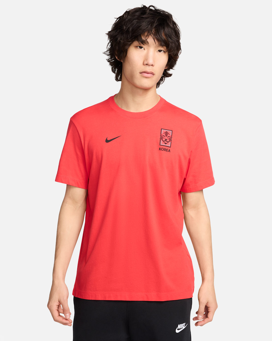 Korea Essential Men's Nike Football T-Shirt - Global Red