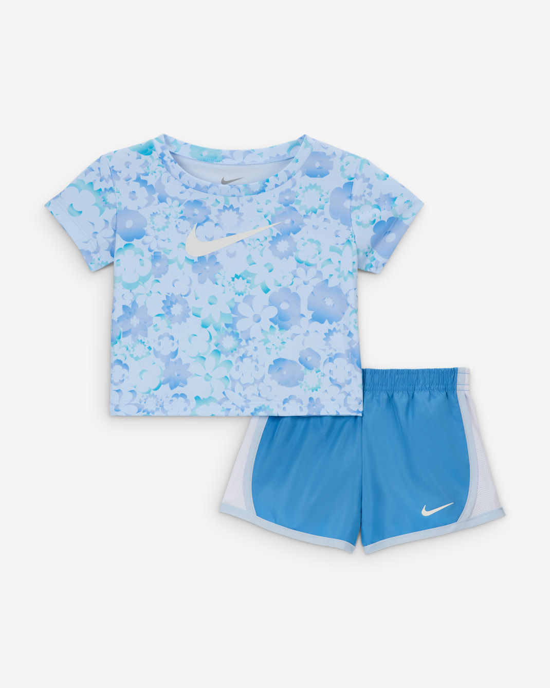 Nike Flow-Ral Baby 2-Piece Colorblocked Tempo Set - Blue Beyond