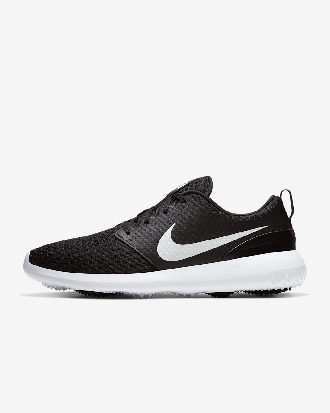 Calzado de golf para hombre Nike Roshe G - Negro/Blanco/Blanco metálico