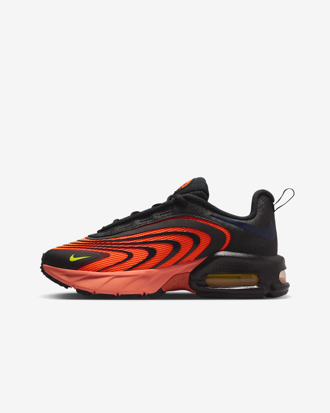 Nike Air Max Fire Big Kids' Shoes - Hyper Crimson/Black/Blackened Blue/Lemon Venom