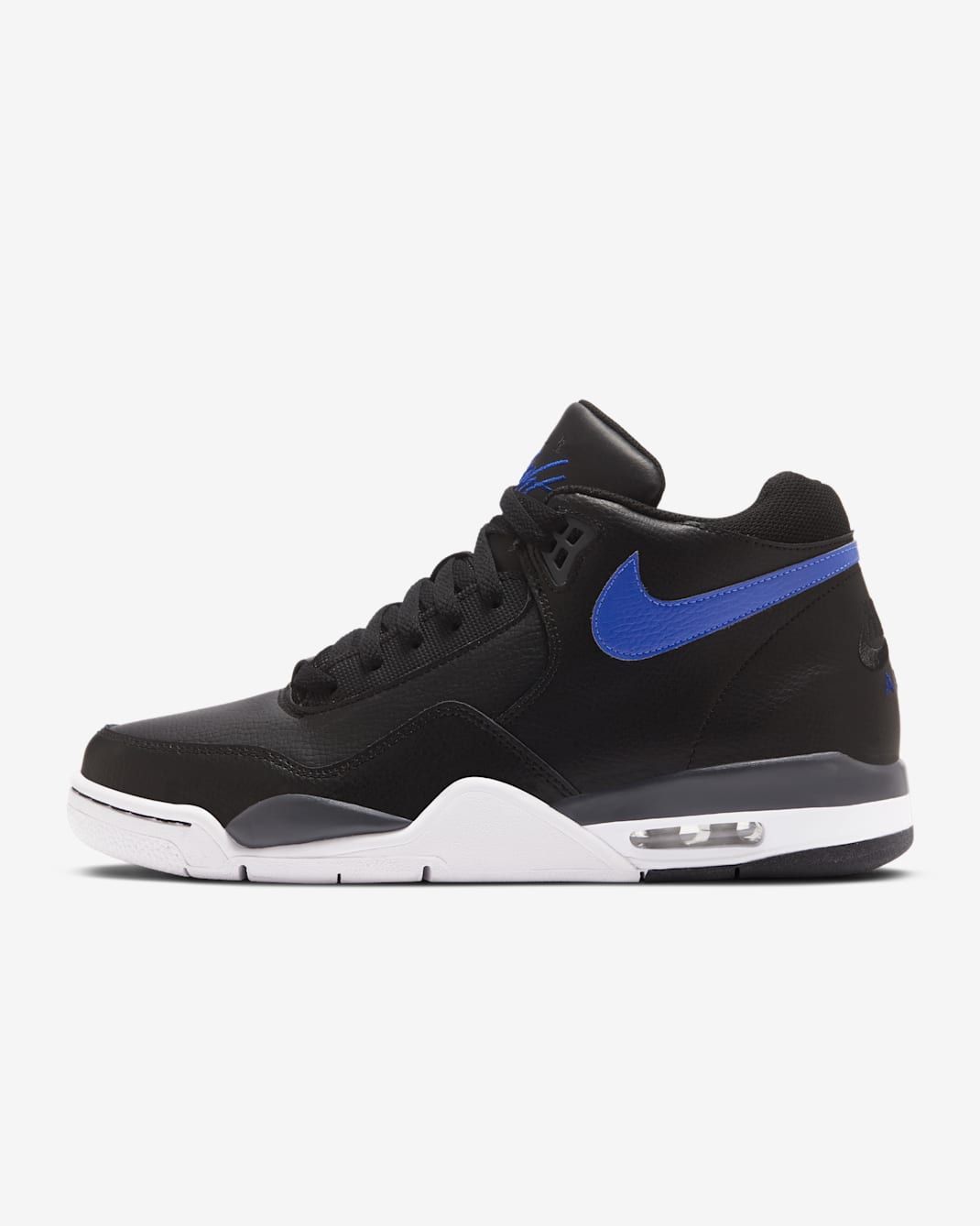 Nike Flight Legacy Men's Shoes - Black/Dark Smoke Grey/White/Hyper Blue