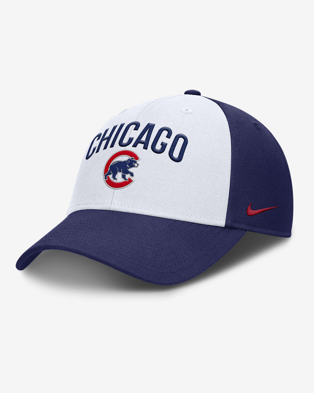 Chicago Cubs Club Men's Nike Dri-FIT MLB Adjustable Hat - White