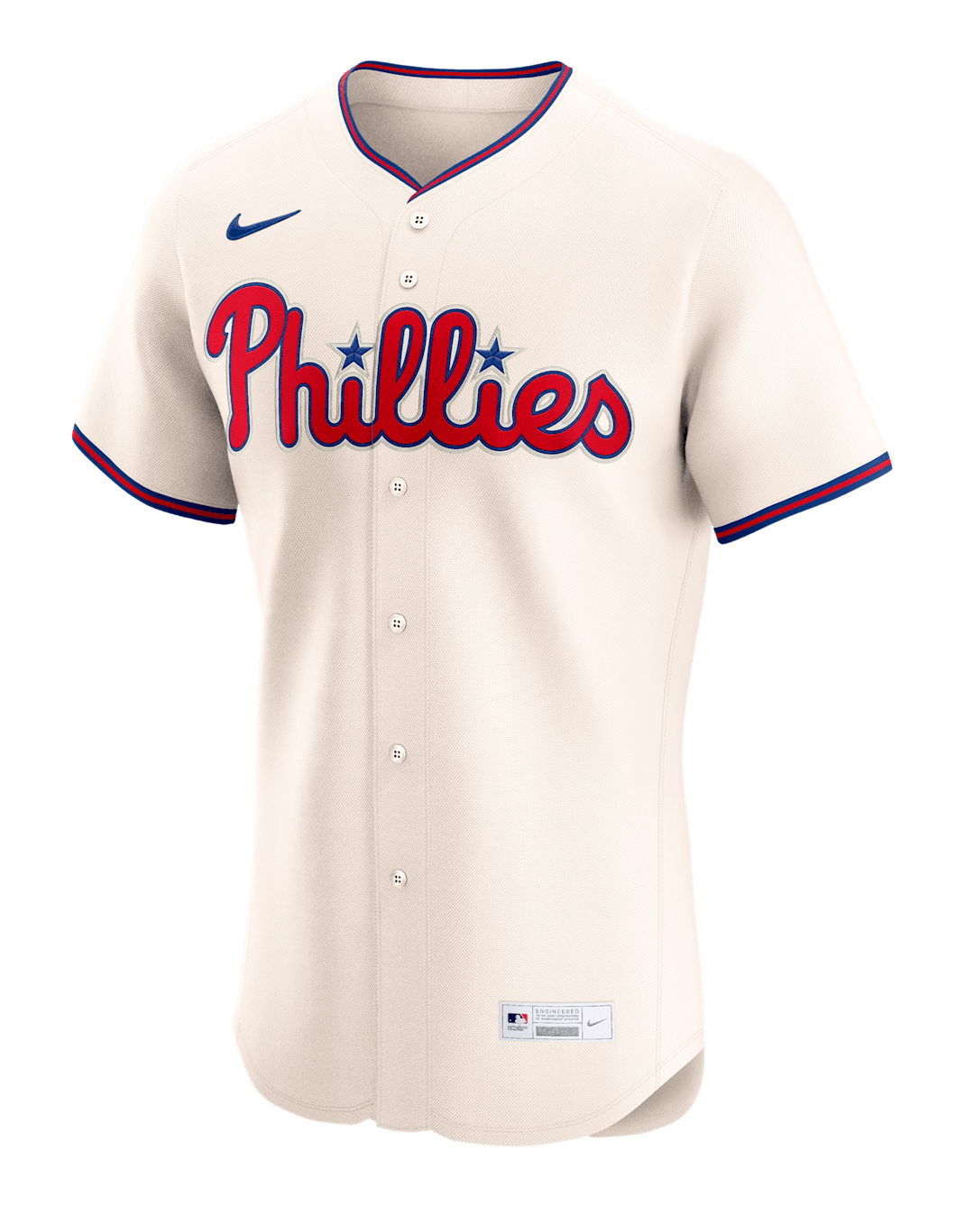 Jersey Nike Dri-FIT ADV de la MLB Elite para hombre Bryce Harper Philadelphia Phillies - Crema