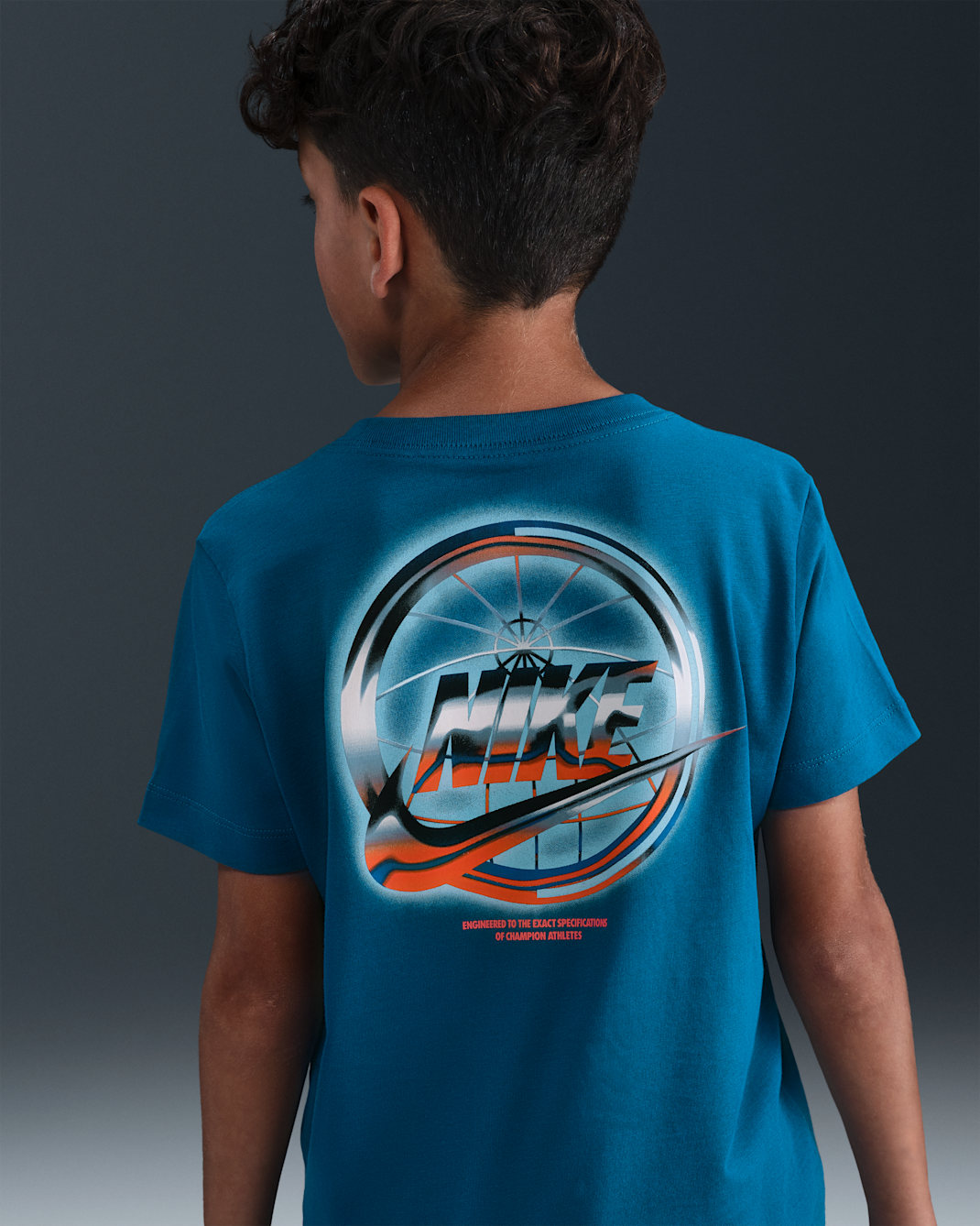 Playera para niños talla grande Nike Sportswear - Verde abismo