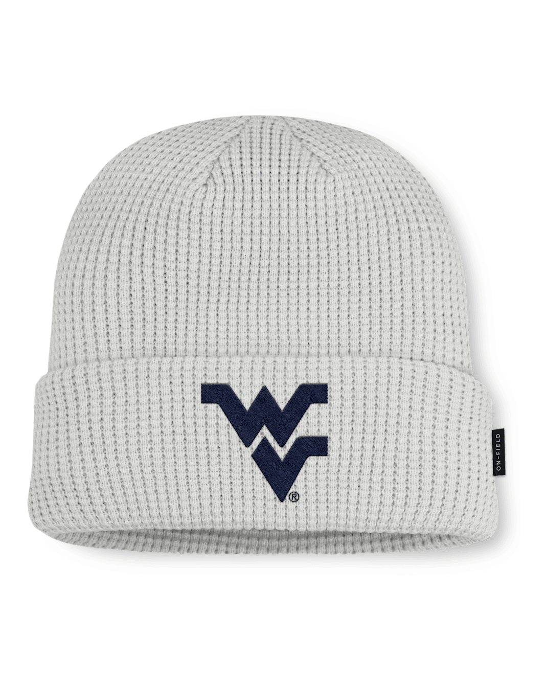 West Virginia Utility Off-Field Men's Nike College Cuffed Beanie - Grey