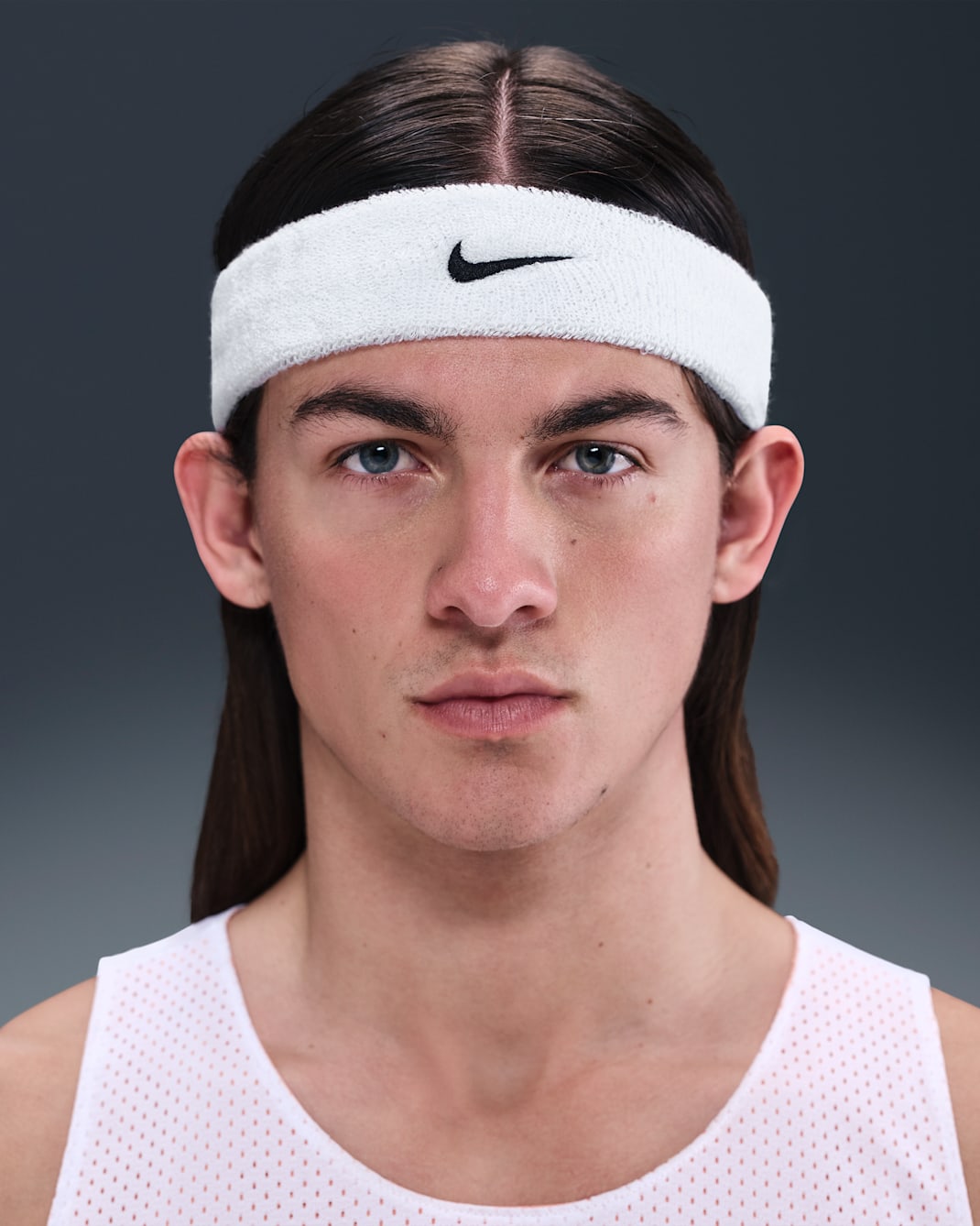 Nike Swoosh Classic Headband - White/Black