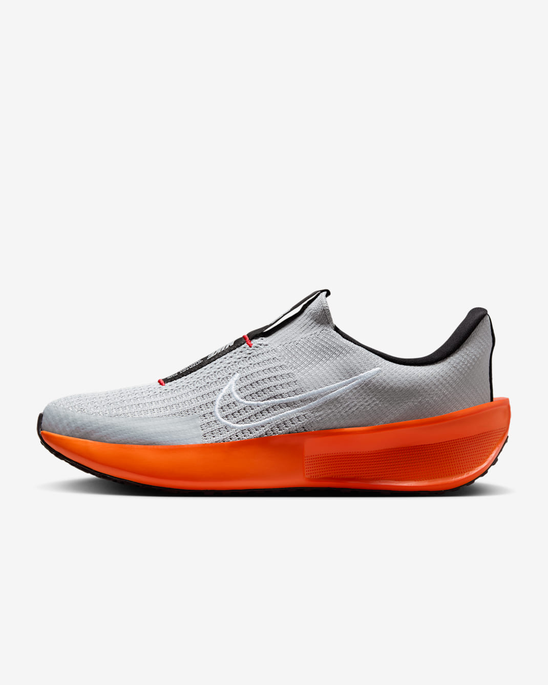 Nike Interact Run EasyOn Men's Road Running Shoes - Wolf Grey/Safety Orange/University Red/White