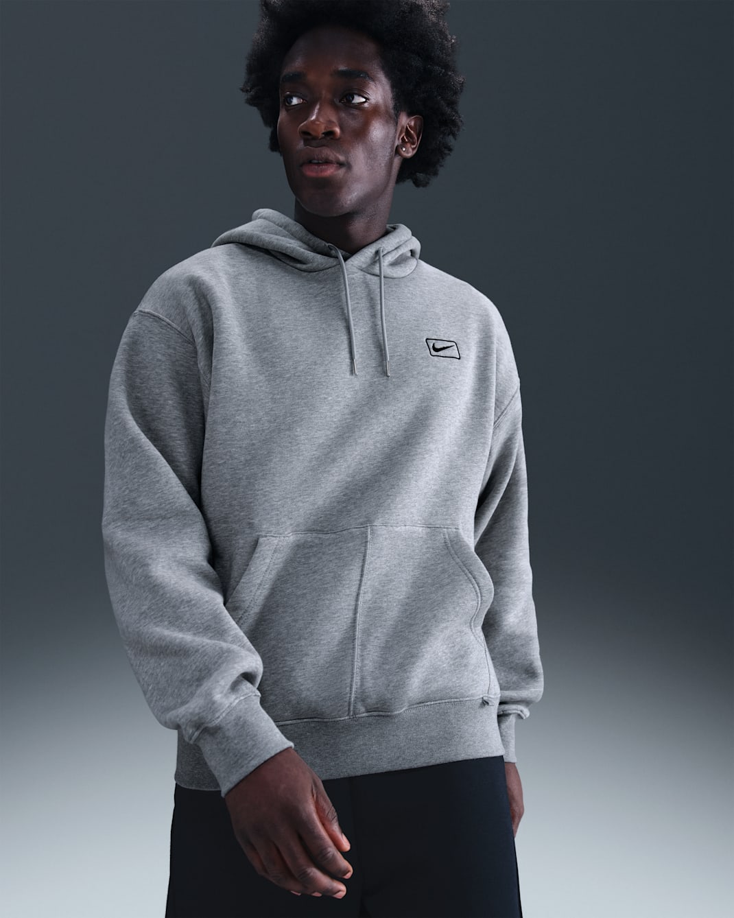 Nike Sportswear Pullover hettegenser for herre - Dark Grey Heather