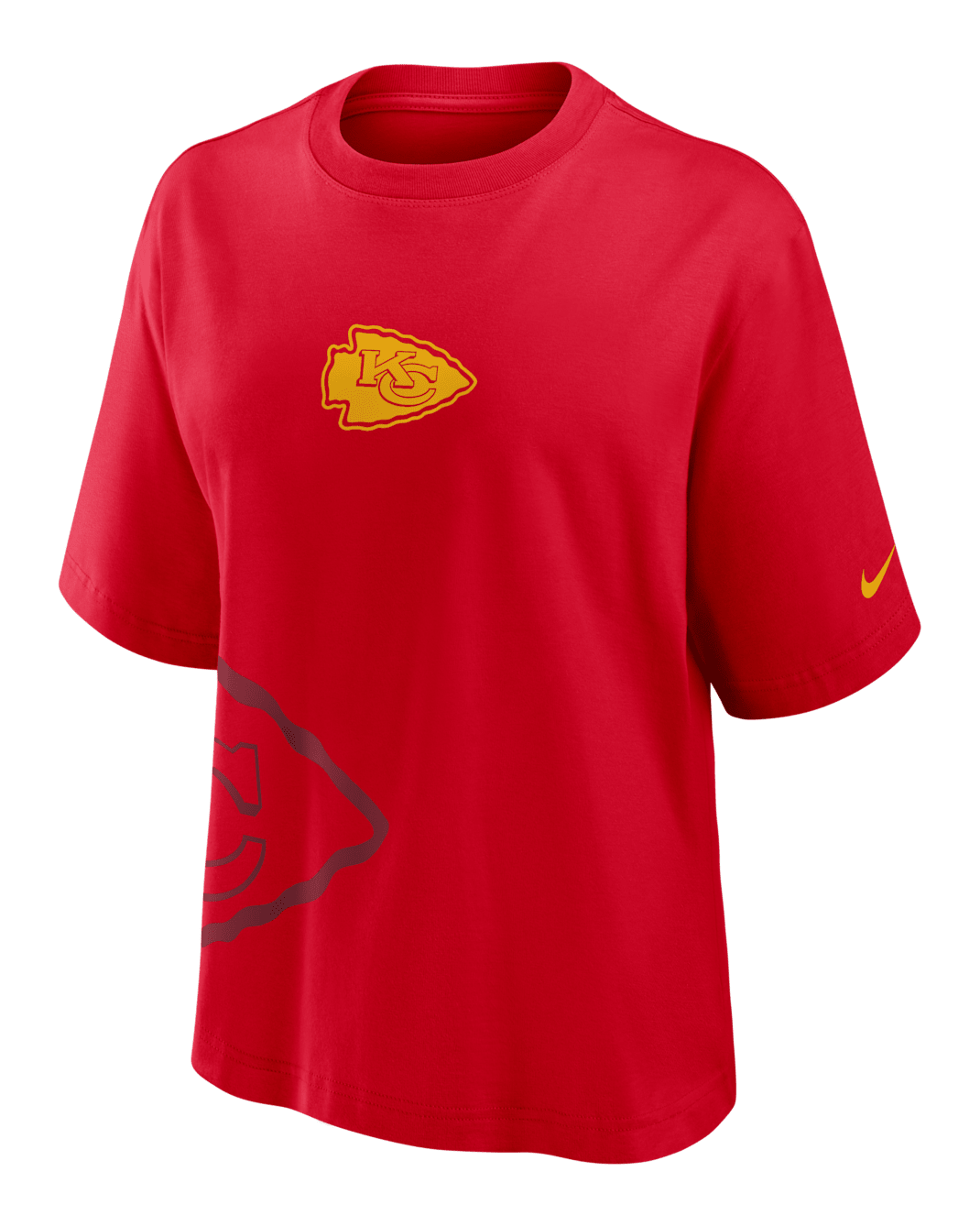 Kansas City Chiefs Boxy Women's Nike NFL T-Shirt - University Red