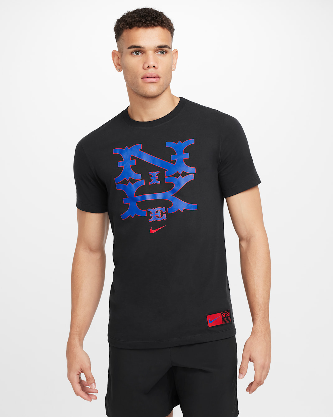 Nike Men's Dri-FIT Baseball T-Shirt - Black