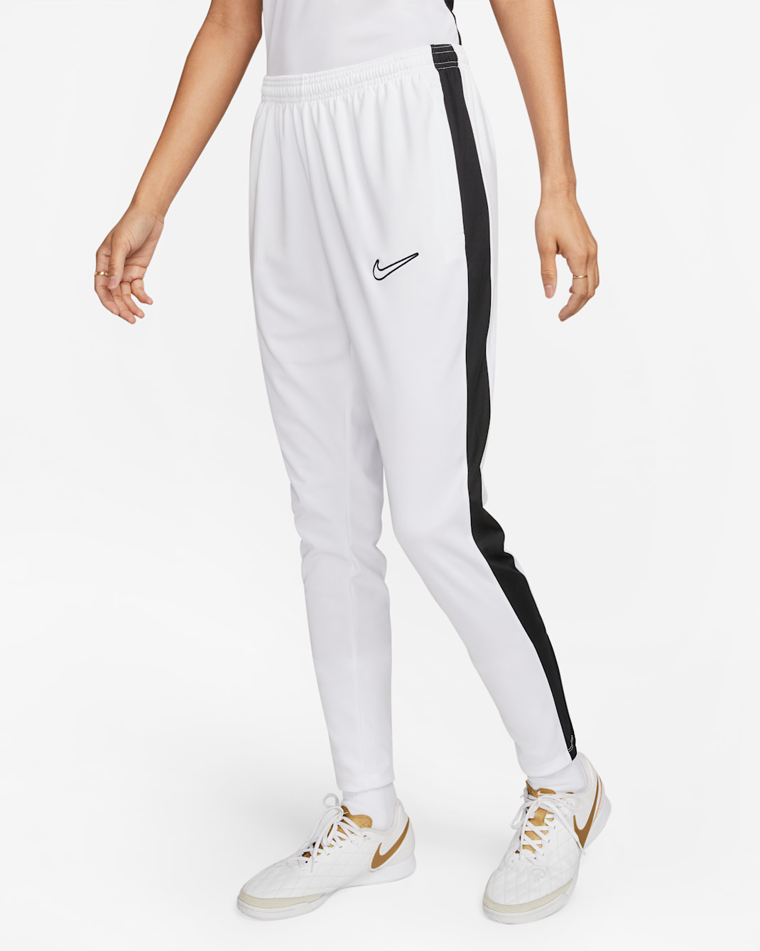 Nike Dri-FIT Academy Women's Soccer Pants - White/Black/Black