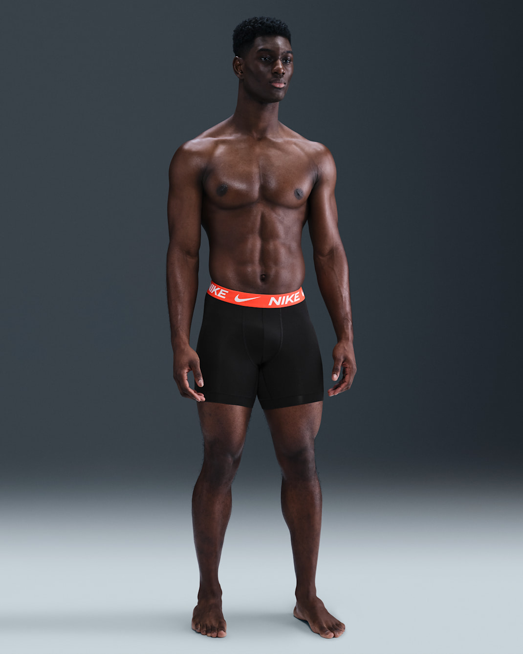 Nike Essential Micro Men's Dri-FIT Boxer Briefs (3-Pack) - Orange