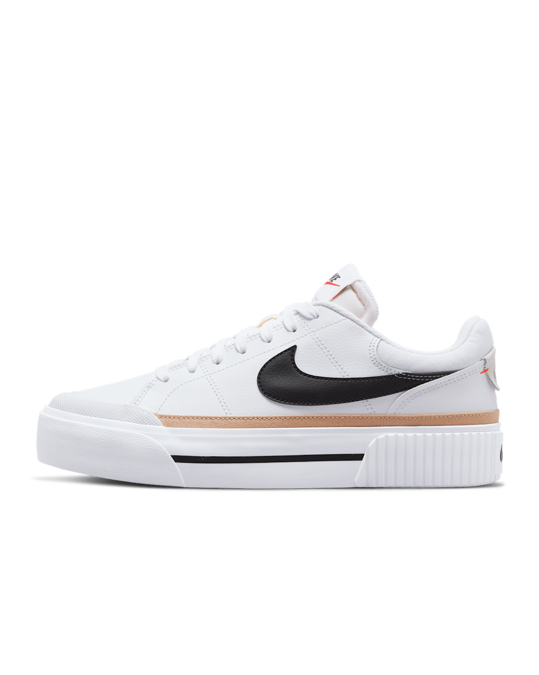 Nike Court Legacy Lift Women's Shoes - White/Hemp/Team Orange/Black