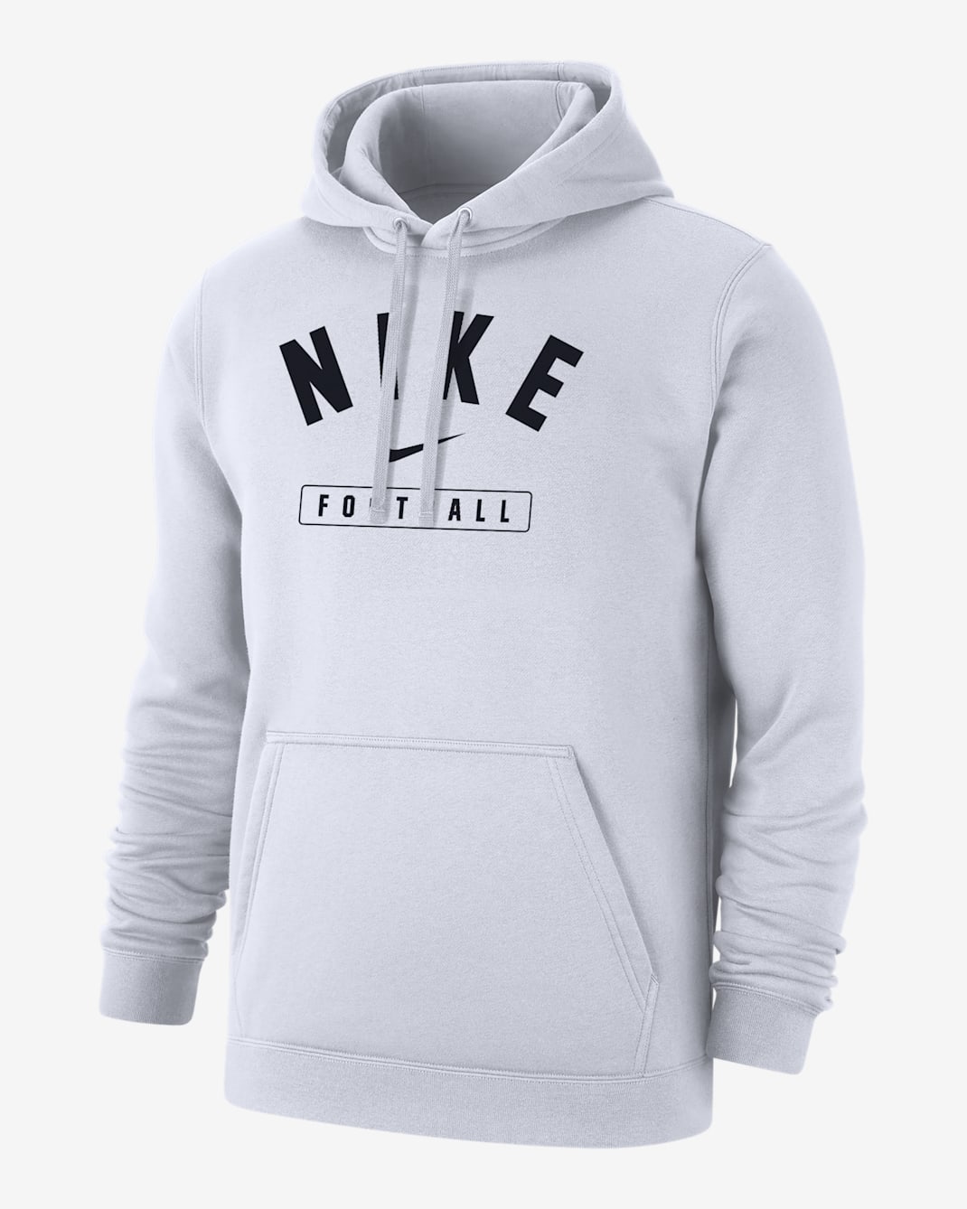 Sudadera con gorro sin cierre para hombre Nike Football - Blanco