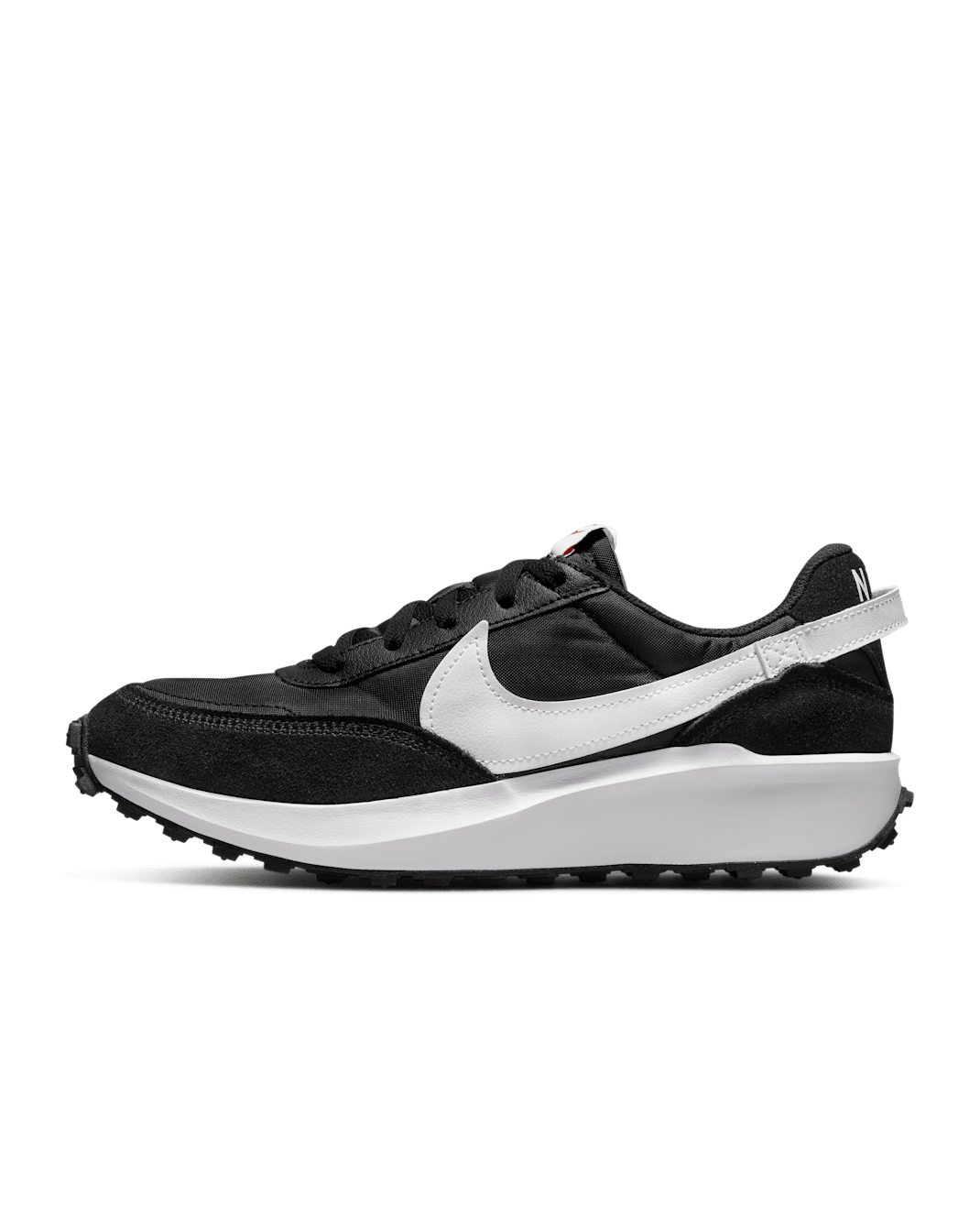 Nike Waffle Debut Women's Shoes - Black/Orange/Clear/White