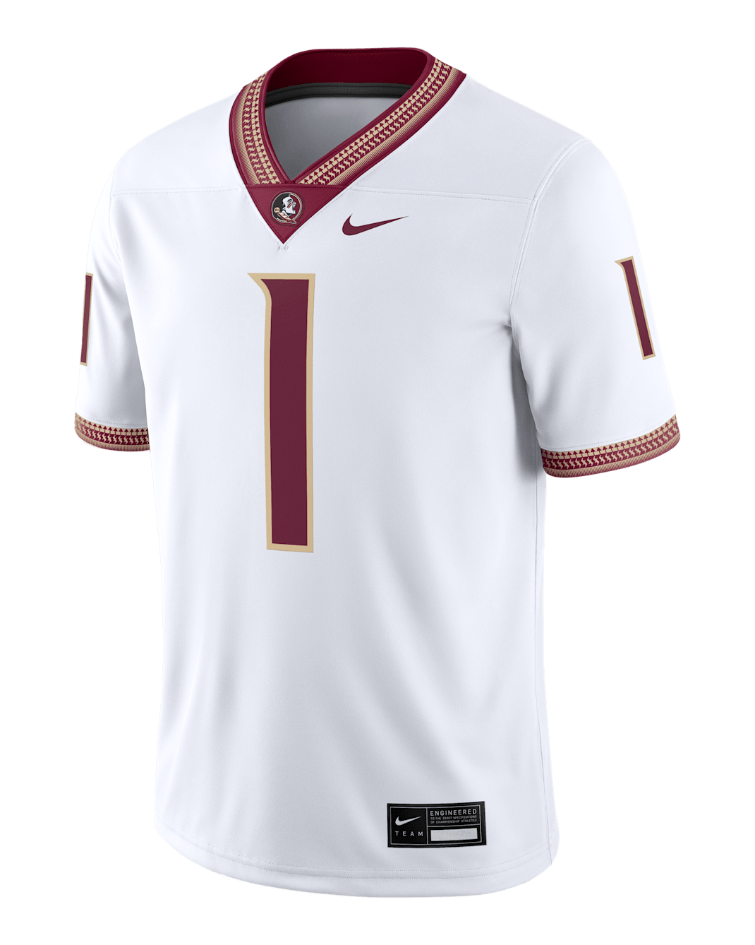Florida State Seminoles Men's Nike Dri-FIT College Game Jersey - White