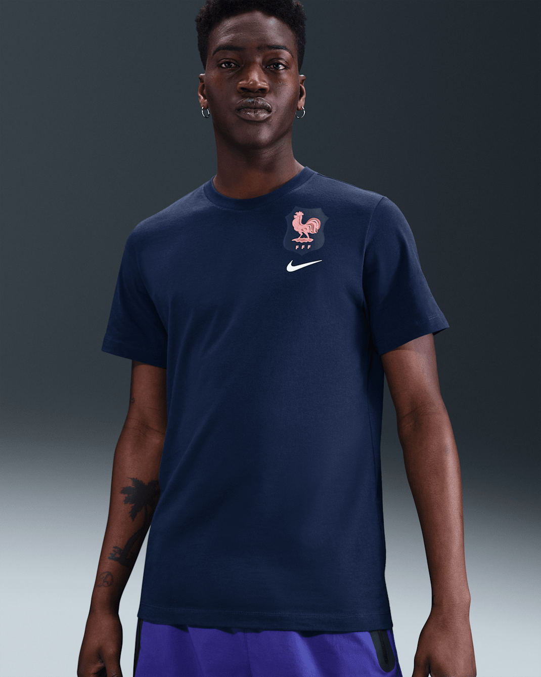 FFF Men's Nike Football T-Shirt - Blue Void