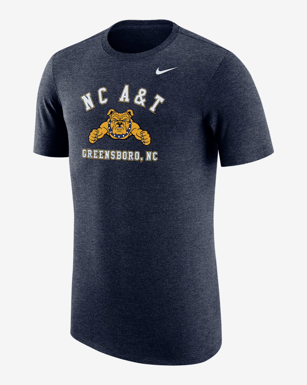 North Carolina A&T Men's Nike College T-Shirt - Navy