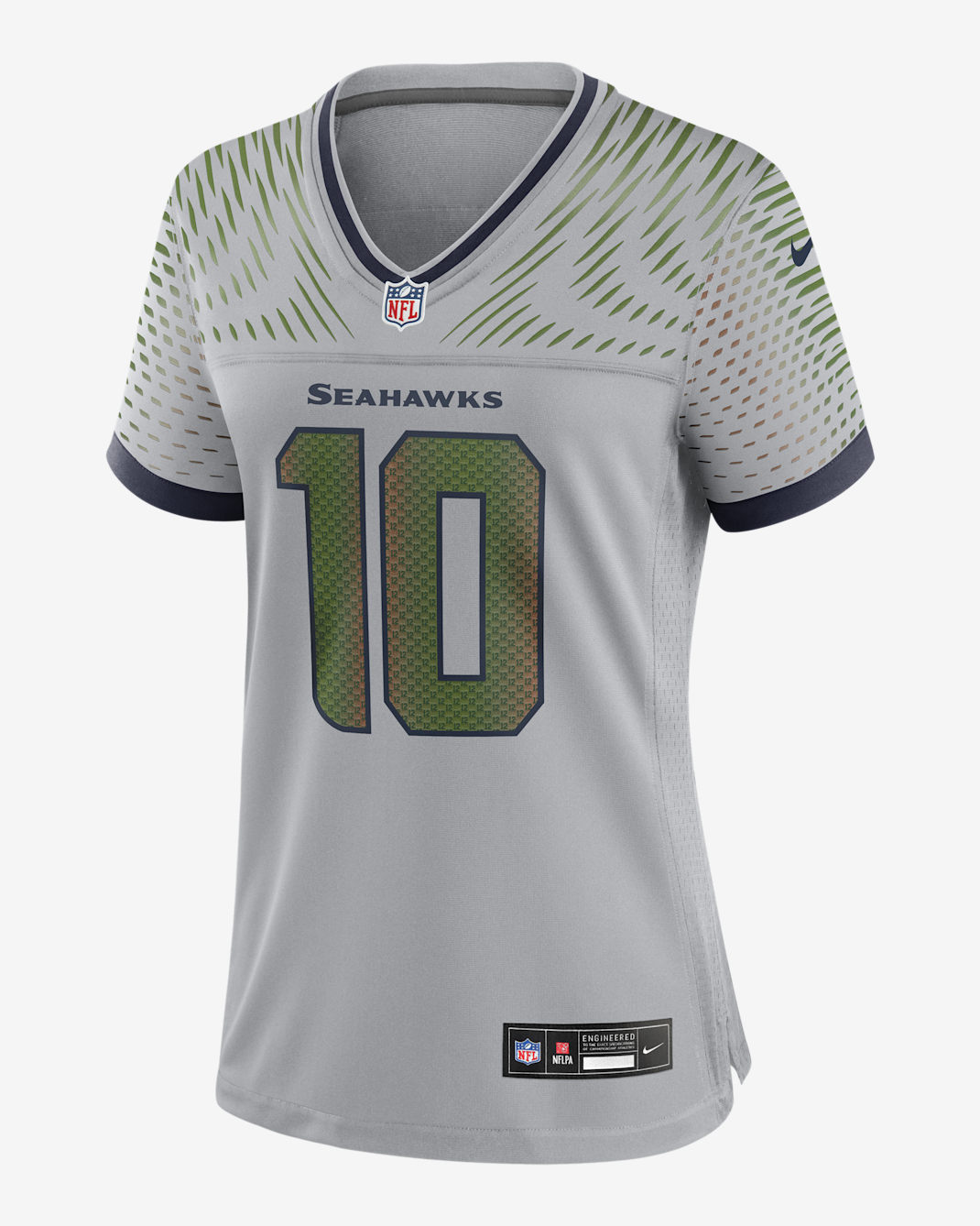 Jersey Nike de la NFL Game para mujer Cooper Kupp Seattle Seahawks Rivalries Collection - Gris