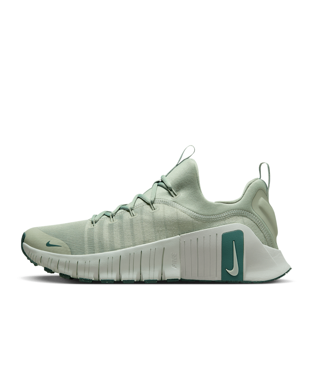 Nike Free Metcon 6 Men's Workout Shoes - Jade Horizon/Light Silver/Vintage Green