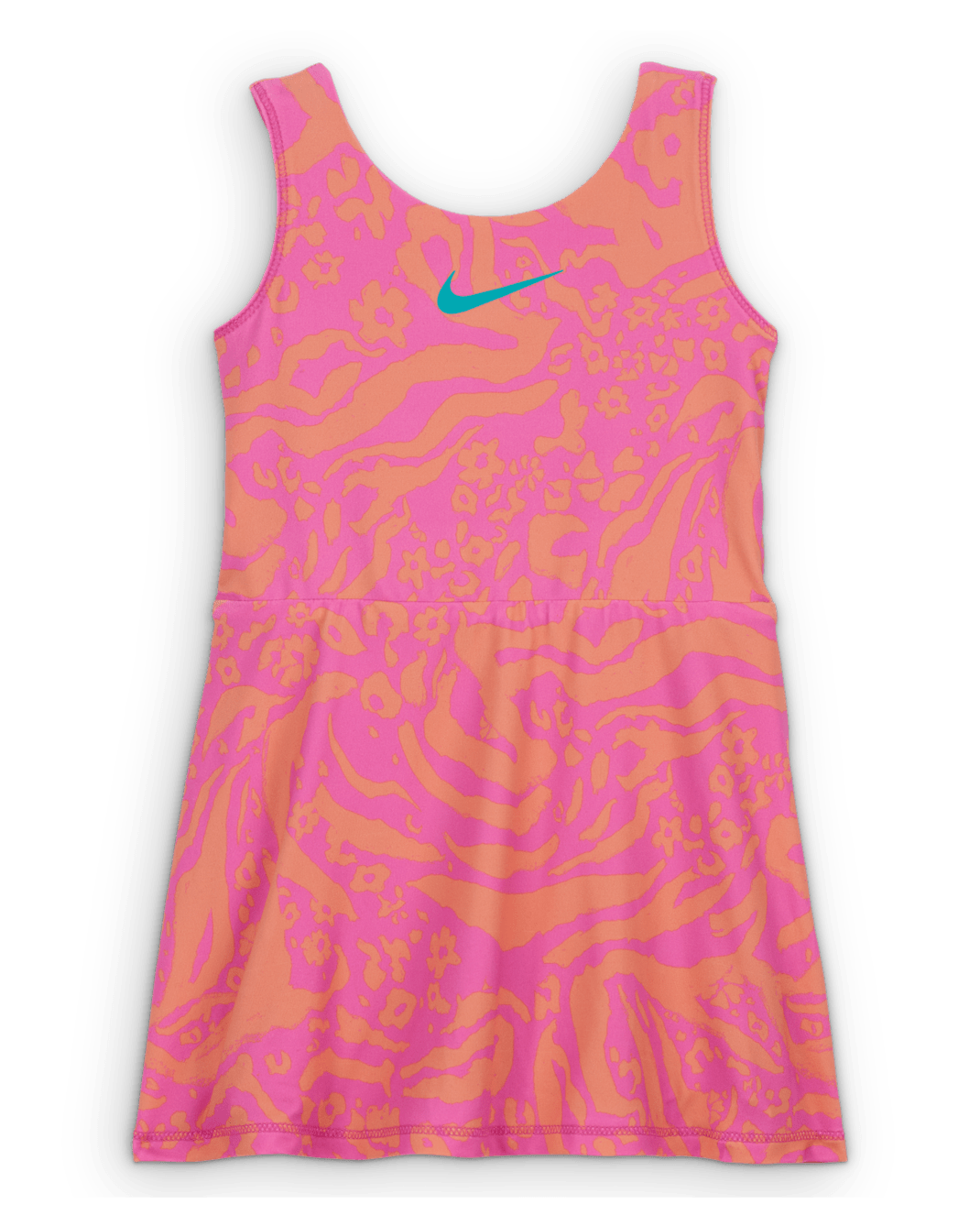 Vestido de moda Wild Flower para bebé (12 a 24 meses) Nike Dri-FIT - Rosa alegre